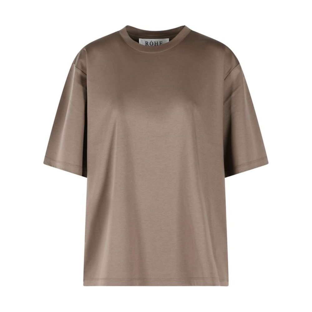 Róhe Brown Cotton T-Shirt Women